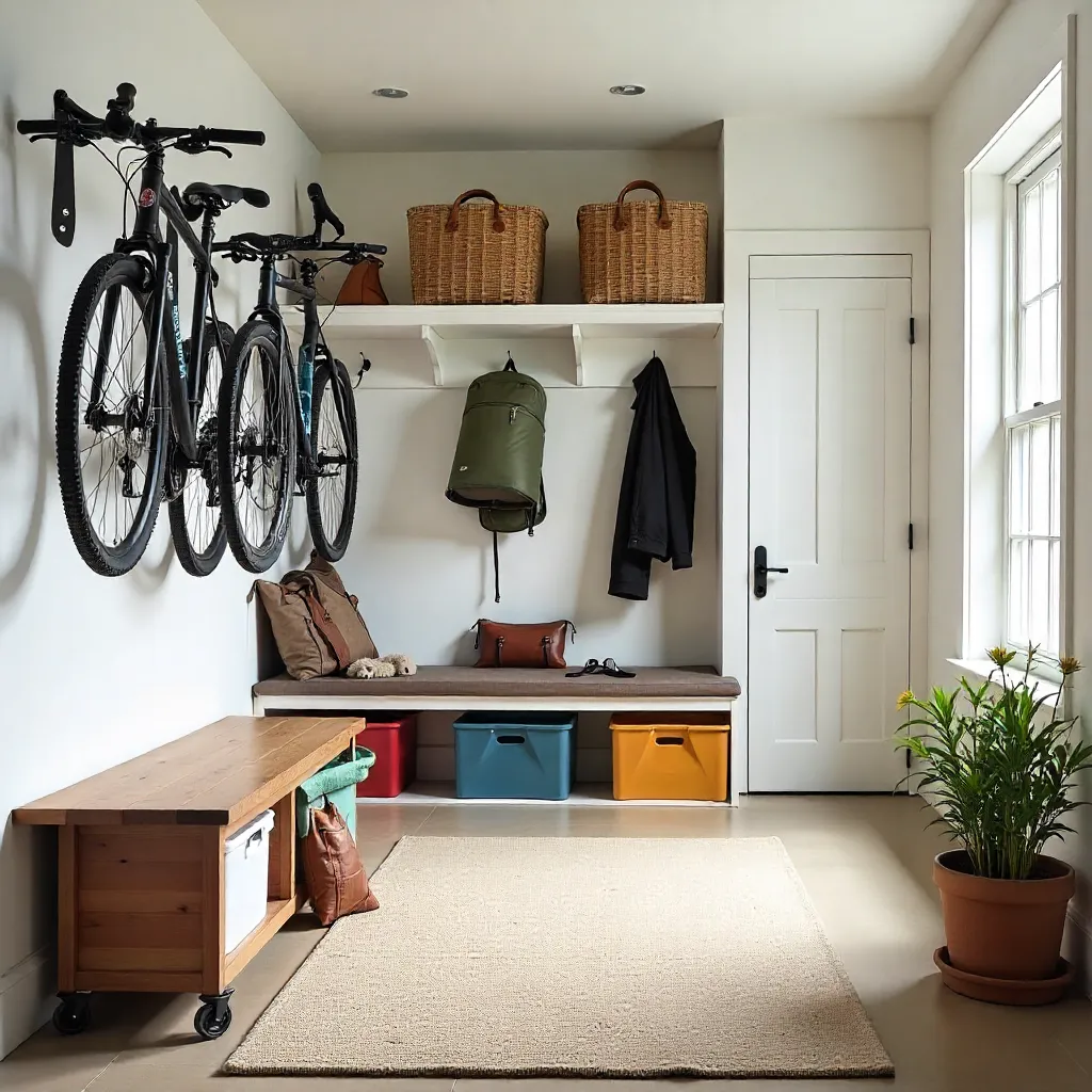 Camping gear storage